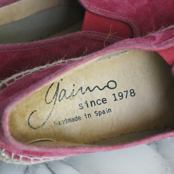 Gaimo Since 1987 Leather Espadrilles EU 39 Size 8 - Picture 7 of 9